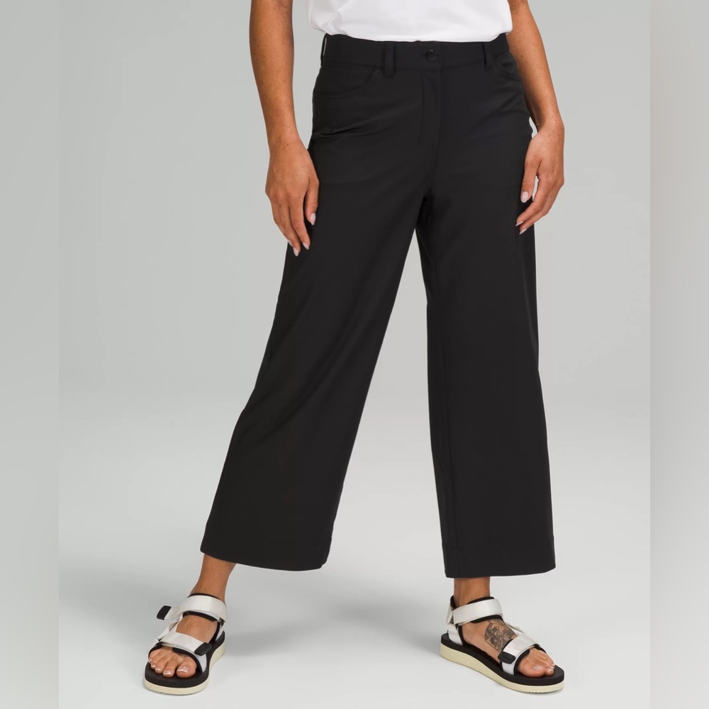 Lululemon Women’s City Sleek 5 Pocket Wide Leg Pant LW5DXXS Black Size 30